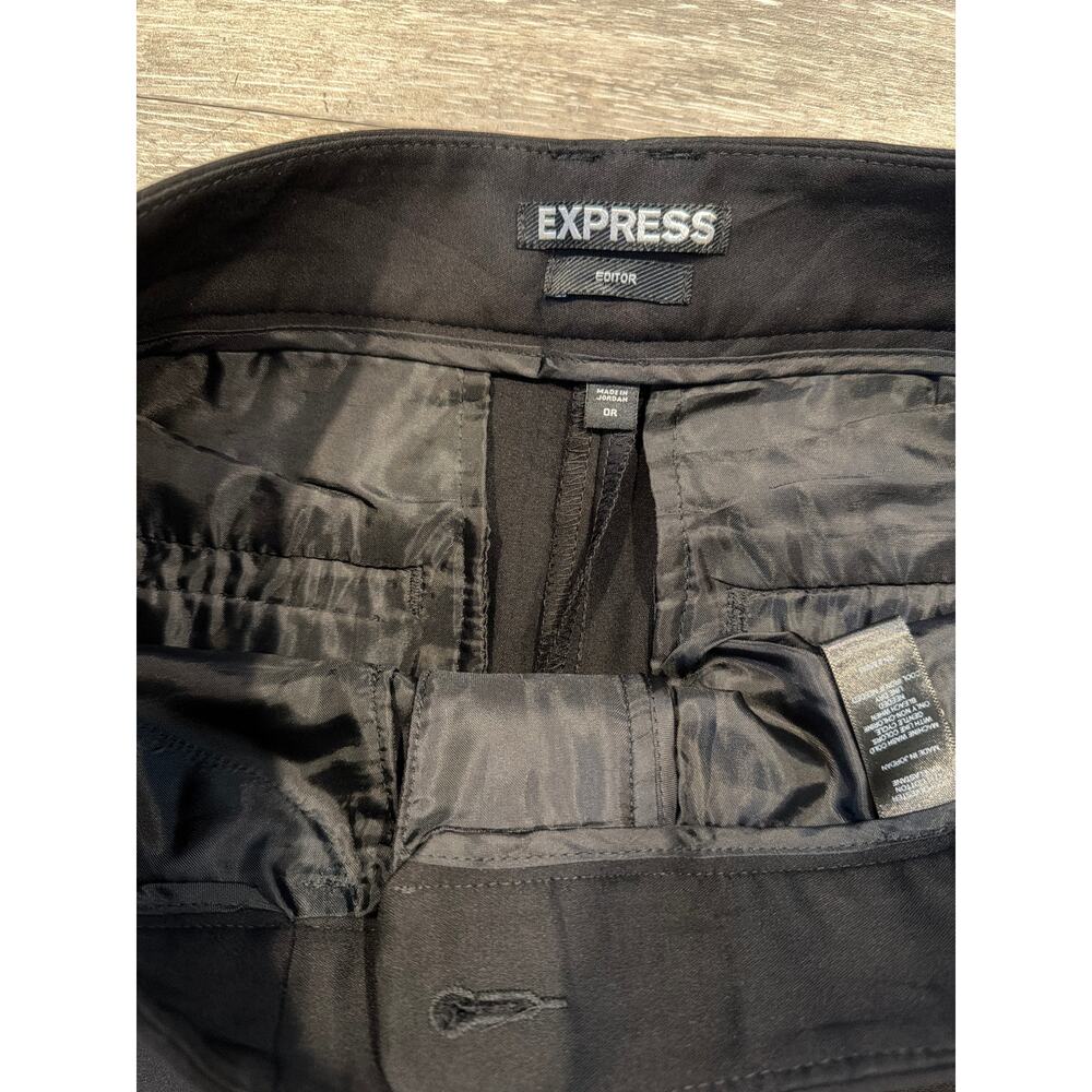Express Editor Black Pants Size 0r - image 2